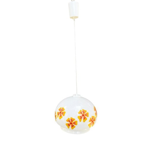 Hanging lamp, VEB Beleuchtungsglaskombinat Görlitz, Germany, 1970s