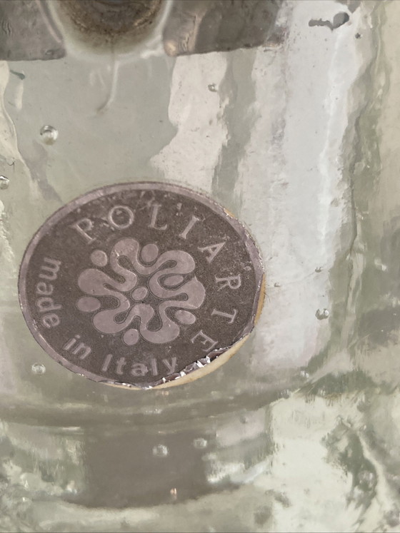 Image 1 of 2 faretti vintage di Sciolari per Poliarte, in vetro di Murano