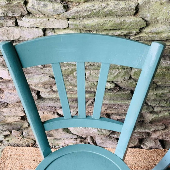 Image 1 of Set aus vier ungleichen Bistrostühlen