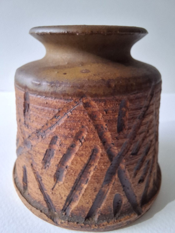 Vaso in ceramica da studio vintage Samuel Calder USA – Sculture, Pietra (photo 10 of 11)