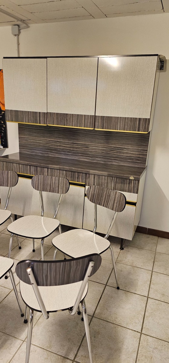 Image 1 of Vintage Formica keukenset, 1961