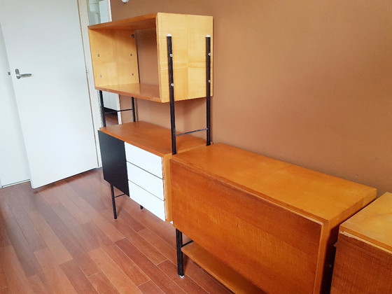Coen de Vries separador de ambientes Everest, Armarios de pared, Madera, Metal, Marrón, Mid Century Modern (foto 5 de 13)