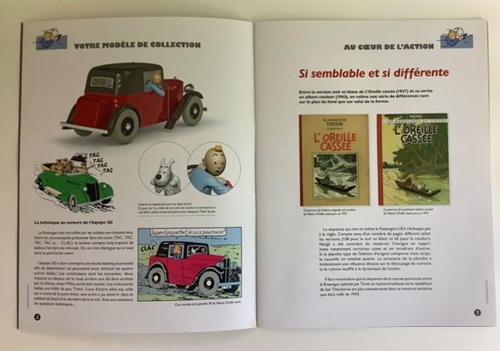 Modellini di auto Tintin. Serie Rosengart LR2 “Hergé Moulinsart. – Oggetti decorativi, Plexiglass, Plastic (photo 8 of 12)