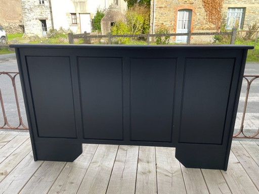 Black Wooden Headboard