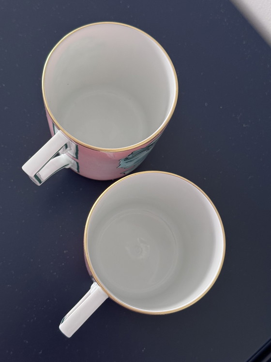Image 1 of Ginori 1735 – Il Viaggio di Nettuno PAR de tazas (rosa)