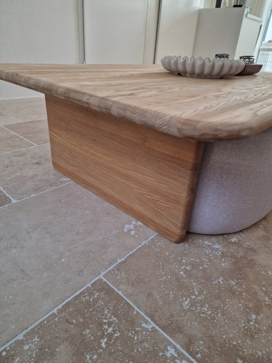 Deense Salontafel Japandi Vintage Eiken Retro – Wood (photo 6 of 7)