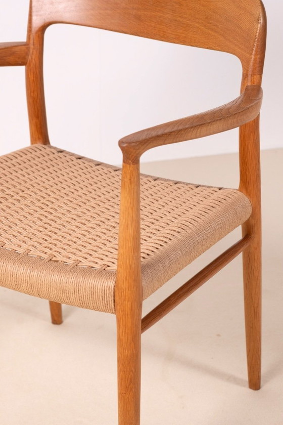 Image 1 of Niels O. Møller Chair Model 56 in Oak, 1960s Denmark