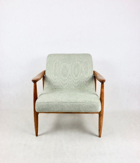 Image 1 of Fauteuil vintage GFM 300-202 vert, par J. Kedziorek, années 1970