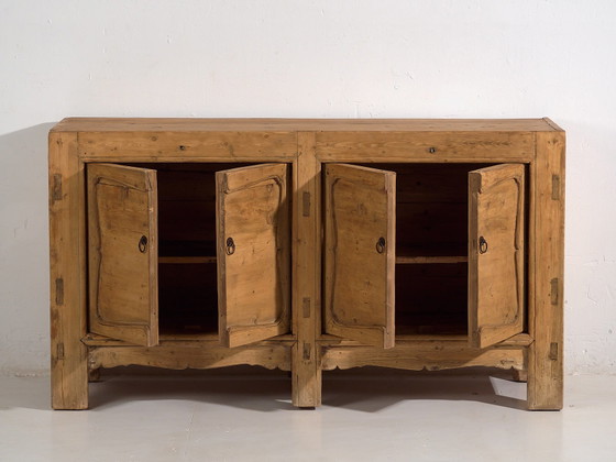 Groot antiek dressoir (ca. 1900) #10, Hout, IJzer, Bruin (foto 52 van 59)