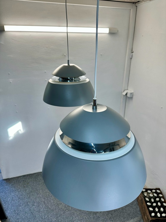 2 Design Belid Avalon Ceiling lights T1301 Mid Century Space Age, Metal, Grey (photo 7 of 14)