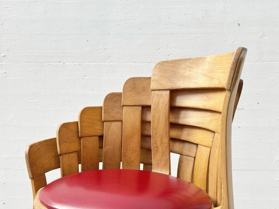 Image 1 of 6 Stühle von Bruno Rey für Dietiker mit Sitzpolster, 1970er Jahre