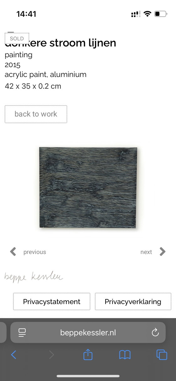 Image 1 of Beppe Kessler Dark Streamlines