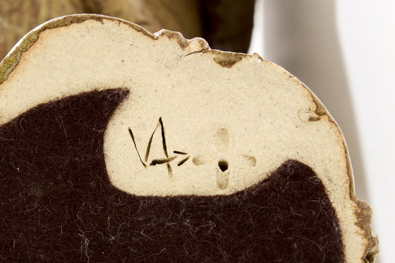 Image 1 of Scultura di rinoceronte di Valérie Courtet in gres smaltato, circa 2010