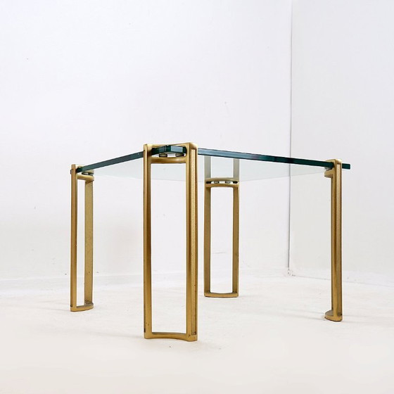 Image 1 of Table basse carrée Peter Ghyczy - Années 1970 - Style Hollywood Regency