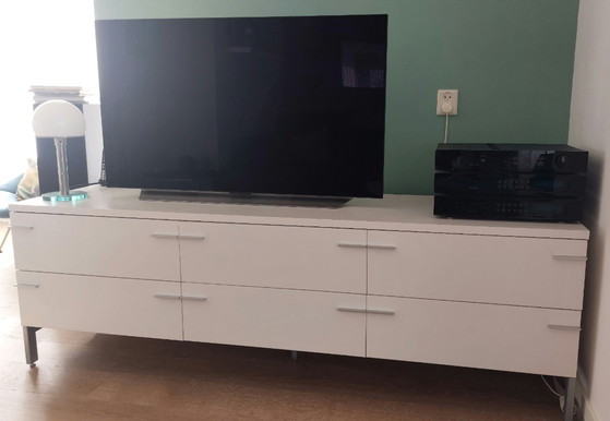 Mobile TV design bianco Pastoe / credenza / cassettiera – Mobili TV, Legno (photo 2 of 5)