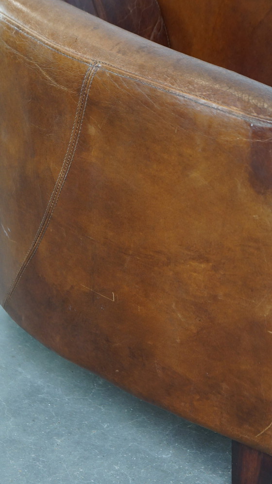 Image 1 of Beef Leather Aviator Armchair/ Armchair