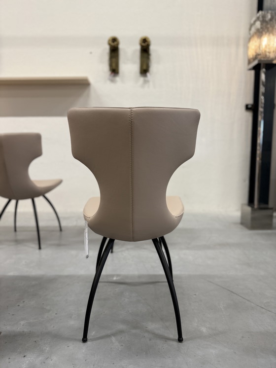 Image 1 of 6 Leolux Callas Eetkamerstoelen Raffino Dove
