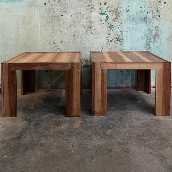 Image 1 of Set of 2 coffee tables model 771 by Afra and Tobia Scarpa for Cassina