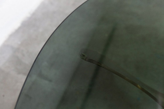 Image 1 of Table basse Propeller K9 design Knut Hesterberg 1960 verre fumé 80cm