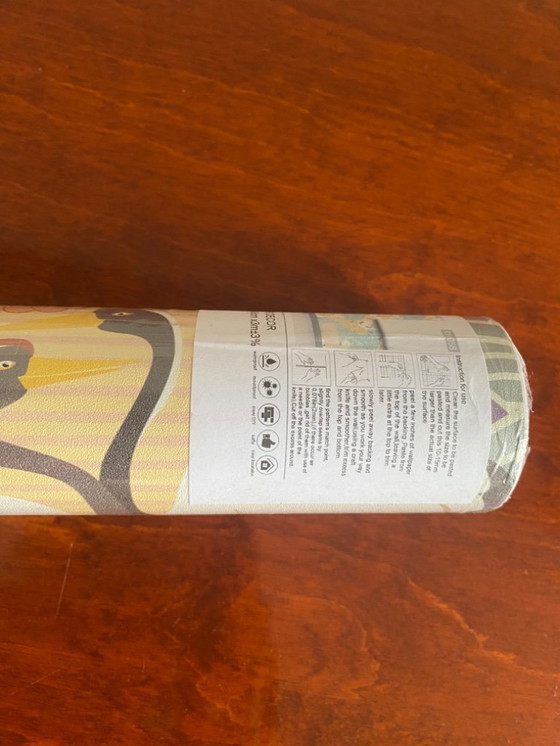 Image 1 of Papier peint adhésif en vinyle avec grues