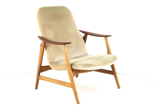 Frode Braathen and Hans Brattrud for Dokka Möbler Armchair Model 500 - Lowback Armchair – fauteuils, Wood