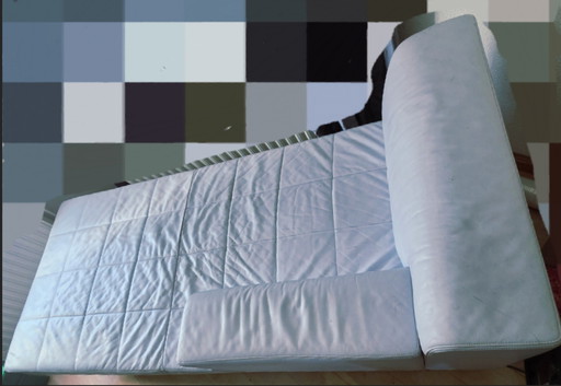 Poltrona Frau Quadra Chaise Lounge, SC 261 Fumo - Classique du design italien