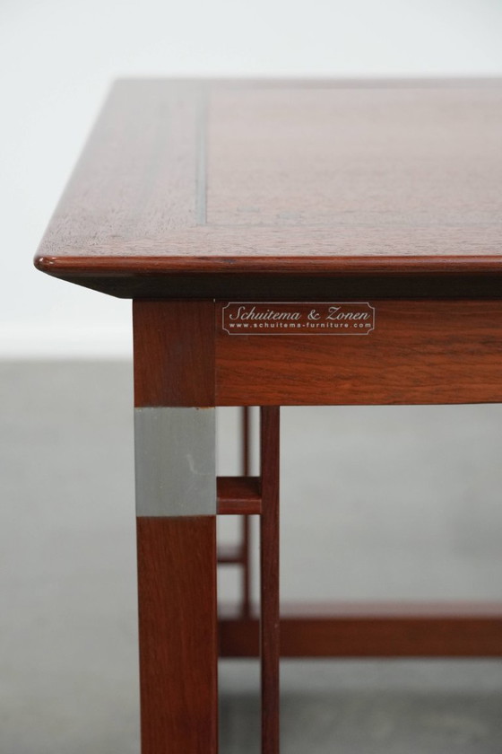Image 1 of Square Art Deco Schuitema design side/coffee table from the Decoforma series