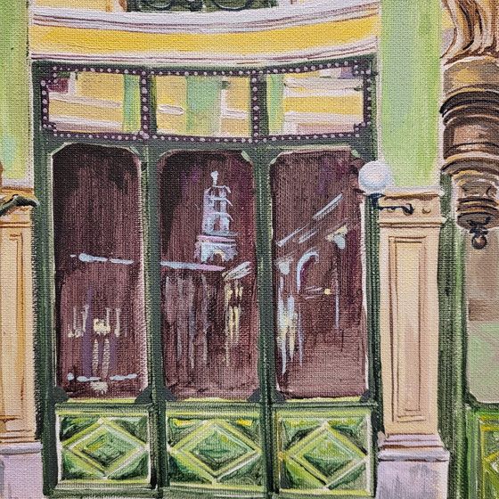Image 1 of “Pasaje Gutiérrez, Valladolid” José A. Herrero – Pintura Contemporánea