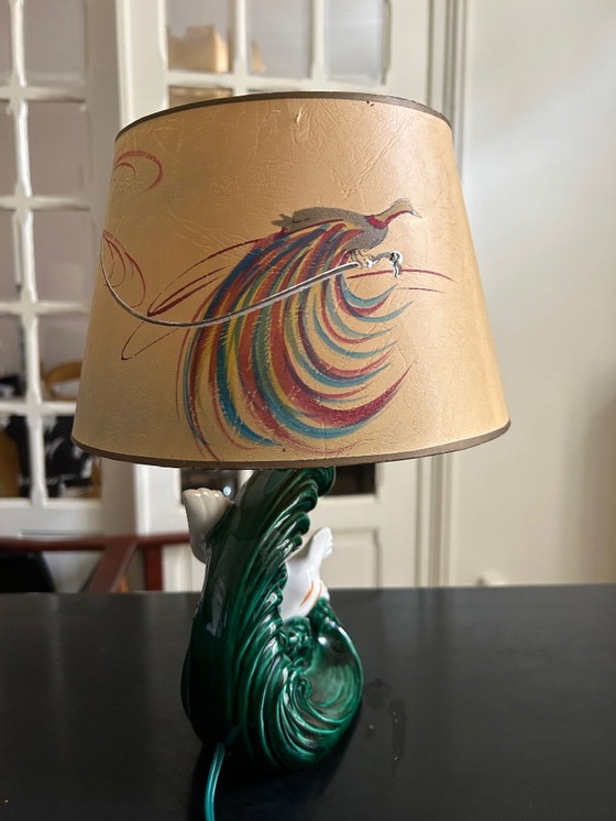 Image 1 of Keramische lamp Oiseau 1950
