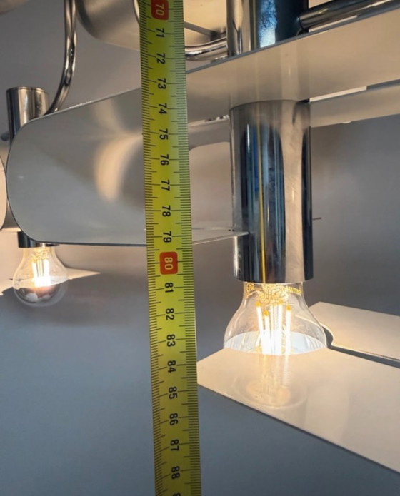 Image 1 of Lampadario Space Age anni '70 Gaetano Sciolari