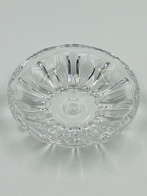 Fluted Bohemian Crystal Bowl