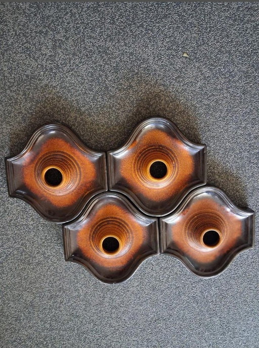 Set di 4 lampade frontali a specchio Hüdstadt Leuchten, prezzo fisso.