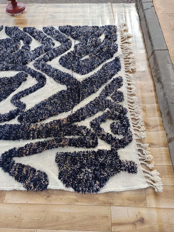 Handmade Rug with Geometric Patterns 215/300 – Rugs & carpets, Wool (photo 4 of 6)