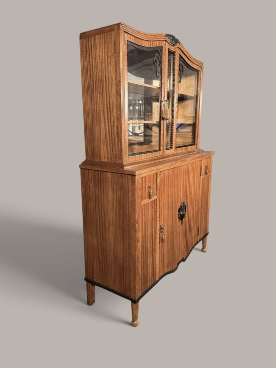 De Coene Frères – complete B.L.M. Zebrano dining room, Courtrai 1927 – De Coene Freres, Sideboard cabinet (photo 6 of 23)