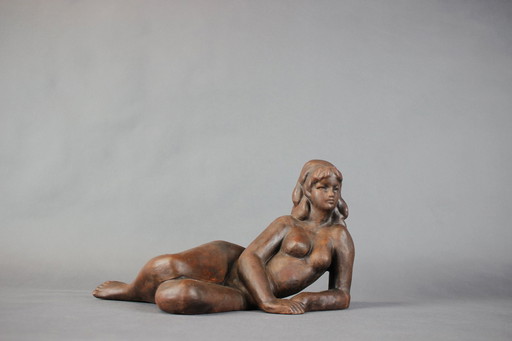 Grande statuette d'Acte par Bohumil Kokrda, Tchécoslovaquie, années 1980