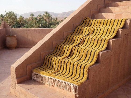 Image 1 of Handwoven natural wool rug, traditional technique, 2.5 x 1.5 m