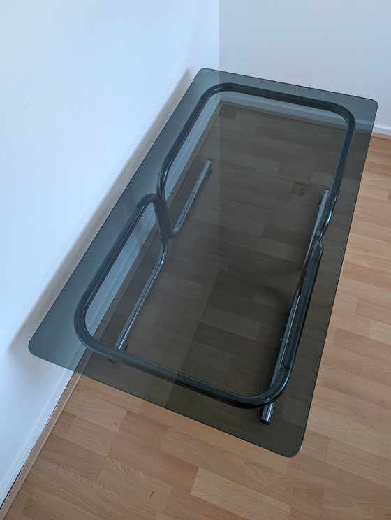 Mesa de centro + Cama Auping 180 X 200 – Camas de matrimonio, Metal, Wood (photo 3 of 5)