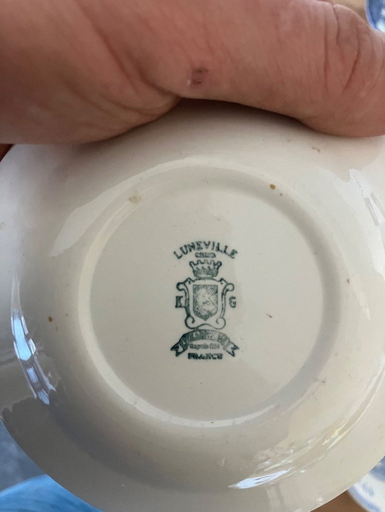 Image 1 of Vintage Luneville schweppes indian tonic bordjes