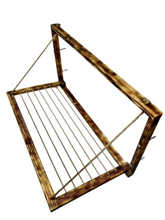 Image 1 of Stendibiancheria, stendibiancheria da parete: stendibiancheria in legno, stendibiancheria pieghevole, cavallo - NUOVO