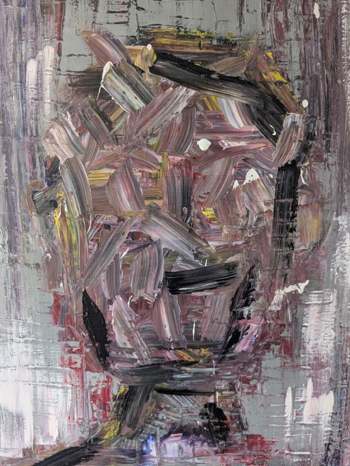 Man Without a Face – schilderijen tekeningen, Canvas
