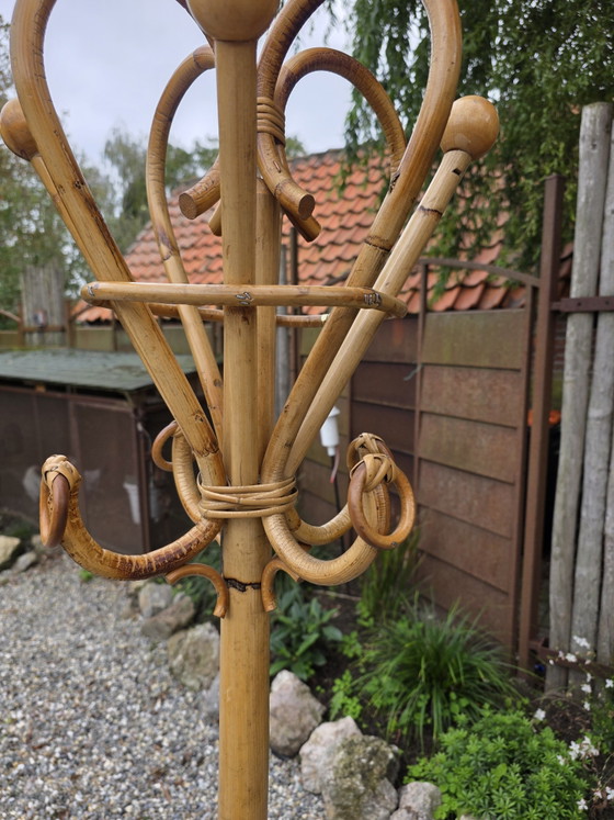 Vintage Boho Kapstok – Kapstokken, Rattan, Bamboo, Bohemian (photo 3 of 5)