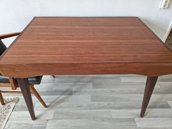 Image 1 of Mid-Century Eettafel Louis Van Teeffelen – Wébé - Teak