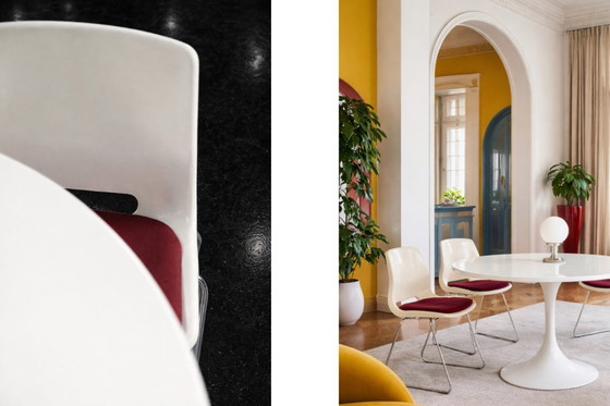 Image 1 of Mid-Century Modern Scandinavian Chairs by Svante Schöblom for Overman, 1970s, Set of 5