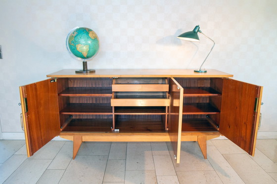 Image 1 of Enfilade Minvielle, Frêne Et Acajou, Années 50, État +++