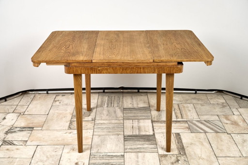 Extendable Oak Dining Table by Jitona, 1960s Czechoslovakia