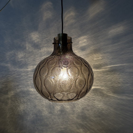 Image 1 of Limburg Glashütte glass hanging lamp , 1970s