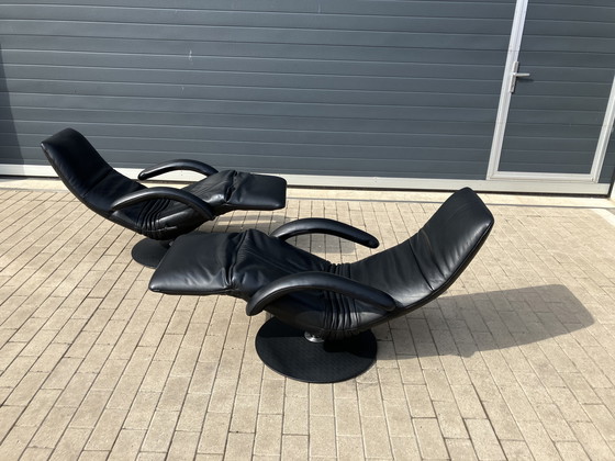 Image 1 of 1x Jori Yoga reclinabile Medi Mono-move in pelle nera Celia Black