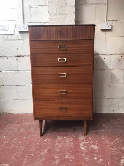 Commode Mid-Century en Teck d'Austinsuite, années 1960