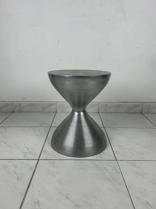 Tabouret vintage porte-plante diabolo