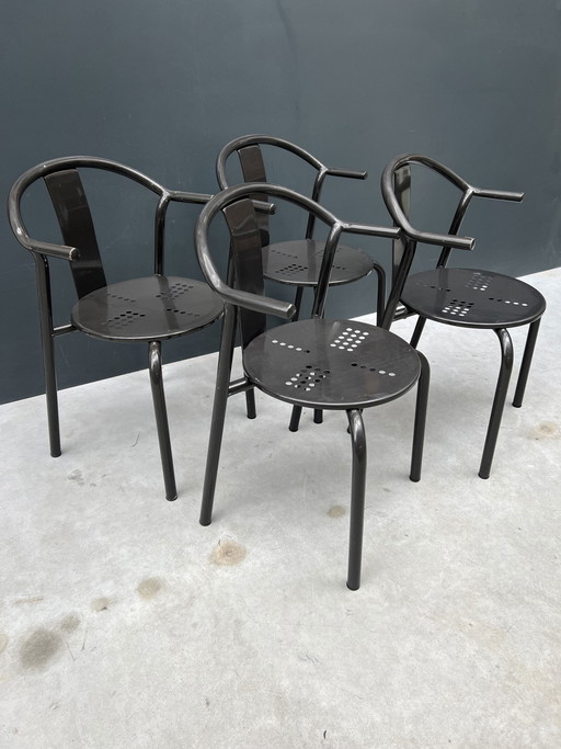 4 Chaises de salle à manger postmodernes, IKEA Maxim